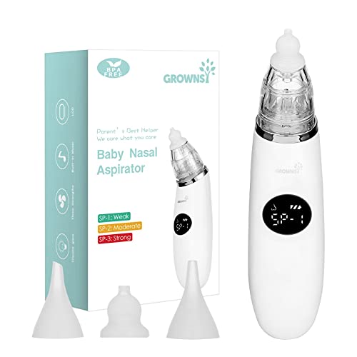 Aspirador nasal recargable para bebé con pausa musical y luz calmante Aspirador nasal recargable para bebé con pausa musical y luz calmante